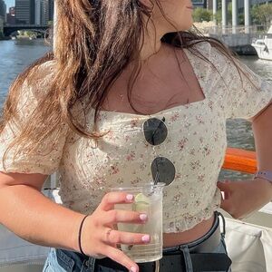 Altar’d State Floral Crop Top